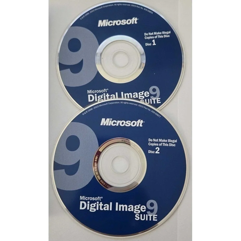 Microsoft Digital Image 9 Suite Photo Editing Organizing Software PC CD-ROM